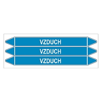 Značení potrubí, vzduch,3 ks, 355 × 37 mm